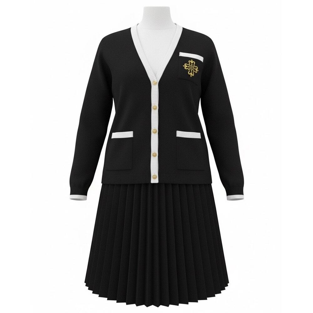 NWT 80s/90s 2 Piece Jaclyn Smith Sweater & Skirt Set Size: Large